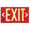 Panduit SAFETY SIGN, GLOW IN THE DARK, EXIT SIGN, PL CS, 1 FACE,  PSSE020RD